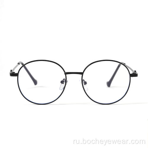 Дизайнерские металлические оптические оправы игровые очки с защитой от синего света